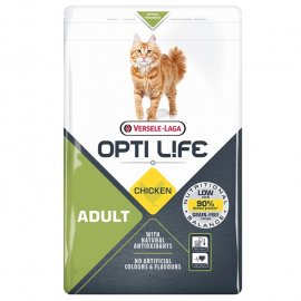 Opti Life Grain Free Adult Chicken сухой беззерновой корм для кошек КУРИЦА