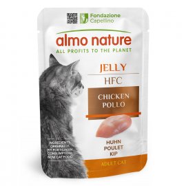Almo Nature HFC JELLY CHICKEN консервы для кошек КУРИЦА, желе пауч