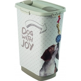 Curver (Курвер) PetLife Food Box 25 L (10 кг) - Контейнер для зберігання корму для собак
