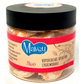 Mavsy Лакомство для собак и кошек, сублимированное КОРОЛЕВСКИЕ КРЕВЕТКИ