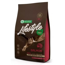 Natures Protection Lifestyle GRAIN FREE SALMON SENIOR беззерновой корм для пожилых кошек ЛОСОСЬ Natures Protection Lifestyle GRAIN FREE SALMON SENIOR беззерновой корм для пожилых кошек ЛОСОСЬ