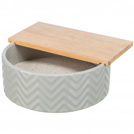 Trixie Керамическая купалка для грызунов с платформой