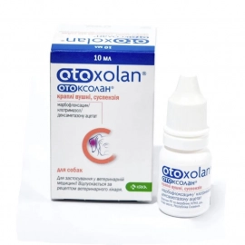 Krka OTOXOLAN (ОТОКСОЛАН) ушные капли для лечения отитов у собак