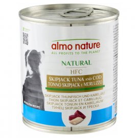 Almo Nature HFC NATURAL SKIPJACK TUNA & COD консерви для собак СМУГАСТИЙ ТУНЕЦ І ТРІСКА