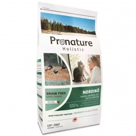 Pronature Holistic (Пронатюр Холистик) NORDIKО беззерновой корм для котов ИНДЕЙКА С ЯГОДАМИ