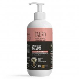 Tauro Pro Line Ultra Care Gentle Scrub Shampoo делікатний шампунь-скраб для шерсті та шкіри собак і котів