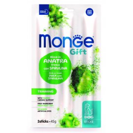 Monge Dog Gift Training Adult Duck & Spirulina ласощі для собак, стіки для підтримки серця КАЧКА та СПІРУЛІНА