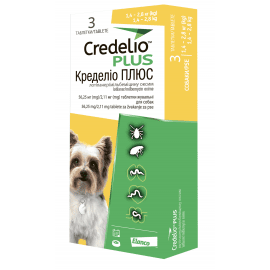 Credelio Plus by Elanco (Кределио Плюс) таблетки от клещей, блох и гельминтов для собак Credelio Plus by Elanco (Кределио Плюс) таблетки от клещей, блох и гельминтов для собак