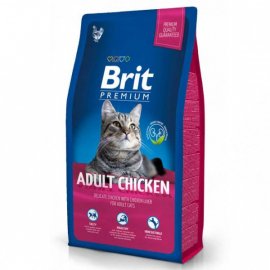 Brit Premium Cat Adult Chicken & Chicken Liver сухий корм для кішок КУРКА та КУРЯЧА ПЕЧІНКА