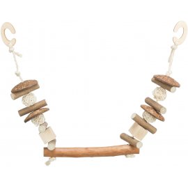 Trixie SWING качель для птиц, (кокос/дерево/ротанг) (58745)