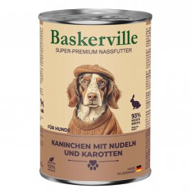 Baskerville (Баскервиль) КРОЛИК с лапшой и морковкой - консервы для собак