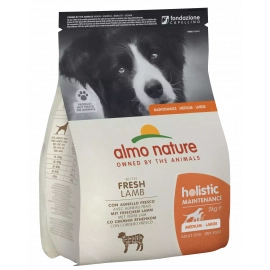 Almo Nature Holistic MAINTENANCE MEDIUM-LARGE ADULT DOG WITH FRESH LAMB сухой корм для взрослых собак средних и больших пород ЯГНЕНОК