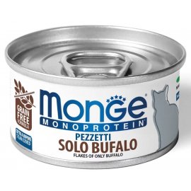 Monge Cat Monoprotein Flakes of Bufalo монопротеиновый влажный корм для кошек, мясные хлопья БУЙВОЛ