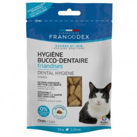 Francodex Dental Hygiene Treats лакомство для кошек для гигиены полости рта