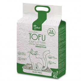 Velvet Paw Tofu Sensitive Aloe Vera гороховий наповнювач для котів, схильних до алергії АЛОЕ ВЕРА