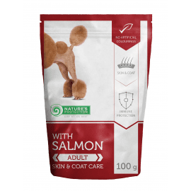 Natures Protection Skin & Coat Care Adult SALMON вологий корм для собак, пауч ЛОСОСЬ