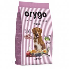 Orygo Pork & Broccoli полувлажный корм для взрослых собак СВИНИНА и БРОККОЛИ