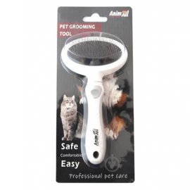 AnimAll Groom щетка-пуходерка для собак и кошек, серый