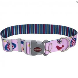 Coastal (Костал) Sublime ошейник для собак, ПТИЧКИ С ПОЛОСКАМИ