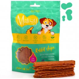 Mavsy Dried Rabbit Chip ласощі для собак із чутливим травленням КРОЛИК