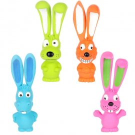 Flamingo Teeta Donkey Dog Fox Rabbit латексна іграшка з пищалкою для собак ОСЛИК, СОБАКА, ЛИСИЦЯ, КРОЛИК