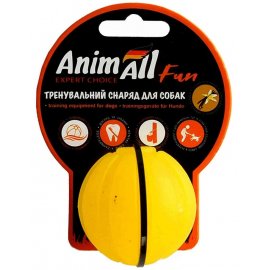 AnimAll Fun тренировочный мяч для собак, желтый
