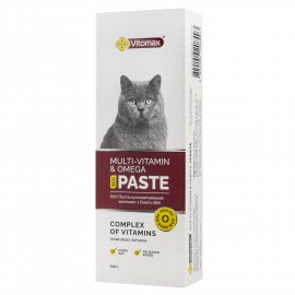 Vitomax Multi-Vitamin & Omega Paste Complex of Vitamins Эко-паста, мультивитаминный комплекс с Омега - 3 & 6 для кошек