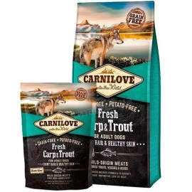 Carnilove FRESH CARP & TROUT корм для собак КАРП и ФОРЕЛЬ Carnilove FRESH CARP & TROUT корм для собак КАРП и ФОРЕЛЬ
