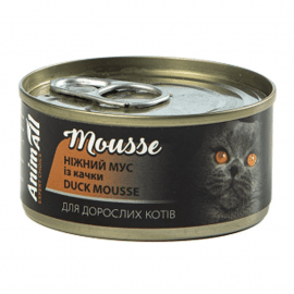 AnimAll Mousse Duck вологий корм для котів КАЧКА, мус