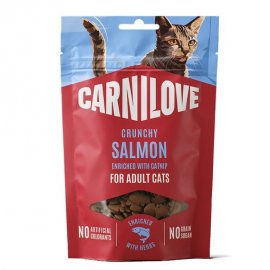 Carnilove Crunchy Snack Salmon with Catnip лакомство для кошек ЛОСОСЬ И КОШАЧЬЯ МЯТА