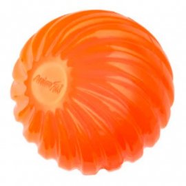 AnimAll Fun іграшка з пищалкою для собак та котів М'ЯЧ З ХВИЛЯМИ, помаранчевий