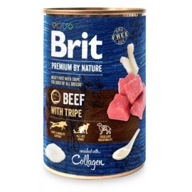 Brit Premium Dog Beef with Tripe консервы для собак ГОВЯДИНА и РУБЕЦ