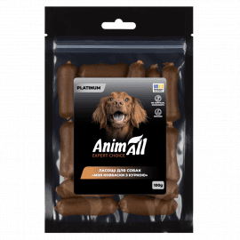 AnimAll Platinum лакомство для собак МИНИ КОЛБАСКИ З КУРИЦЕЙ