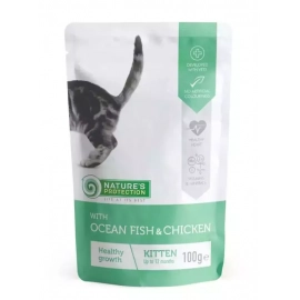 Natures Protection (Нейчез Протекшин) KITTEN OCEAN FISH & CHICKEN (ОКЕАНИЧЕСКАЯ РЫБА И КУРИЦА) влажный корм для котят