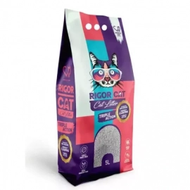 Rigor Cat (Ригор Кэт) Active Carbon Cat Litter бентонитовый наполнитель для кошачьего туалета ФРАНЦУЗКОЕ МЫЛО