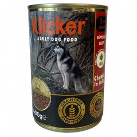 Klicker Dog Beef Jelly влажный корм для собак, кусочки в желе ГОВЯДИНА