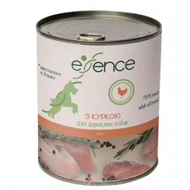 Essence (Ессенс) Вологий корм для дорослих собак з куркою
