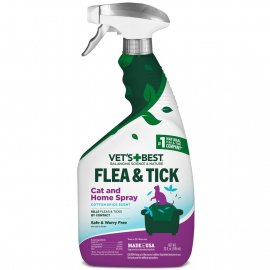 Vets Best Flea&Tick Cats and Home Spray Cotton Spice Scent спрей от блох и клещей для кошек и для дома Vets Best Flea&Tick Cats and Home Spray Cotton Spice Scent спрей от блох и клещей для кошек и для дома