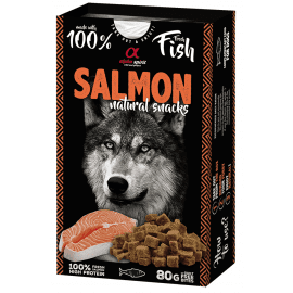 Alpha Spirit Natural Snacks Salmon лакомство для собак ЛОСОСЬ