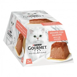 Gourmet Revelations Salmon вологий корм для котів, мус ЛОСОСЬ