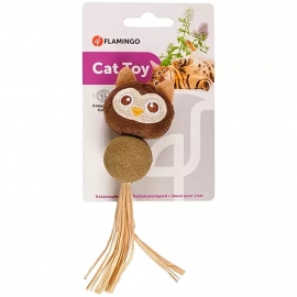 Flamingo CATNIP OWL игрушка с кошачьей мятой для котов