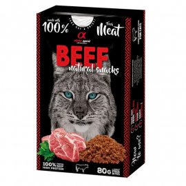 Alpha Spirit Natural Snacks Beef ласощі для котів ЯЛОВИЧИНА