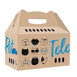 Collar (Коллар) TELEPET коробка переноска для животных, КАРТОН
