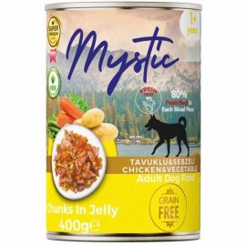 Mystic Adult Dog Chicken & Vegetable Jelly вологий корм для собак, шматочки в желе КУРКА та ГАРНІР