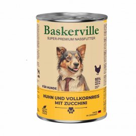 Baskerville (Баскервиль) ПETУХ с рисом и цукини - консервы для собак