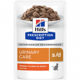 Hill's Prescription s/d Diet Urinary Care Chicken корм для кошек для растворения струвитных уролитов КУРИЦА