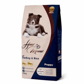 How Meow Puppy сухий корм для цуценят ІНДИЧКА ТА РИС