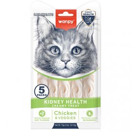 Wanpy (Ванпи) Functional Creamy Lickable Treat Kidney Health функциональное жидкое лакомство для кошек c почечной недостаточностью