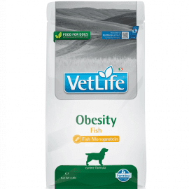 Farmina Vet Life Obesity Fish сухий лікувальний корм для зниження зайвої ваги у собак