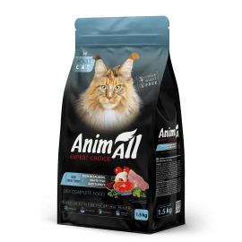 AnimAll Adult Cat Salmon, White Fish and Turkey сухий корм для котів ЛОСОСЬ, БІЛА РИБА ТА ІНДИЧКА AnimAll Adult Cat Salmon, White Fish and Turkey сухий корм для котів ЛОСОСЬ, БІЛА РИБА ТА ІНДИЧКА